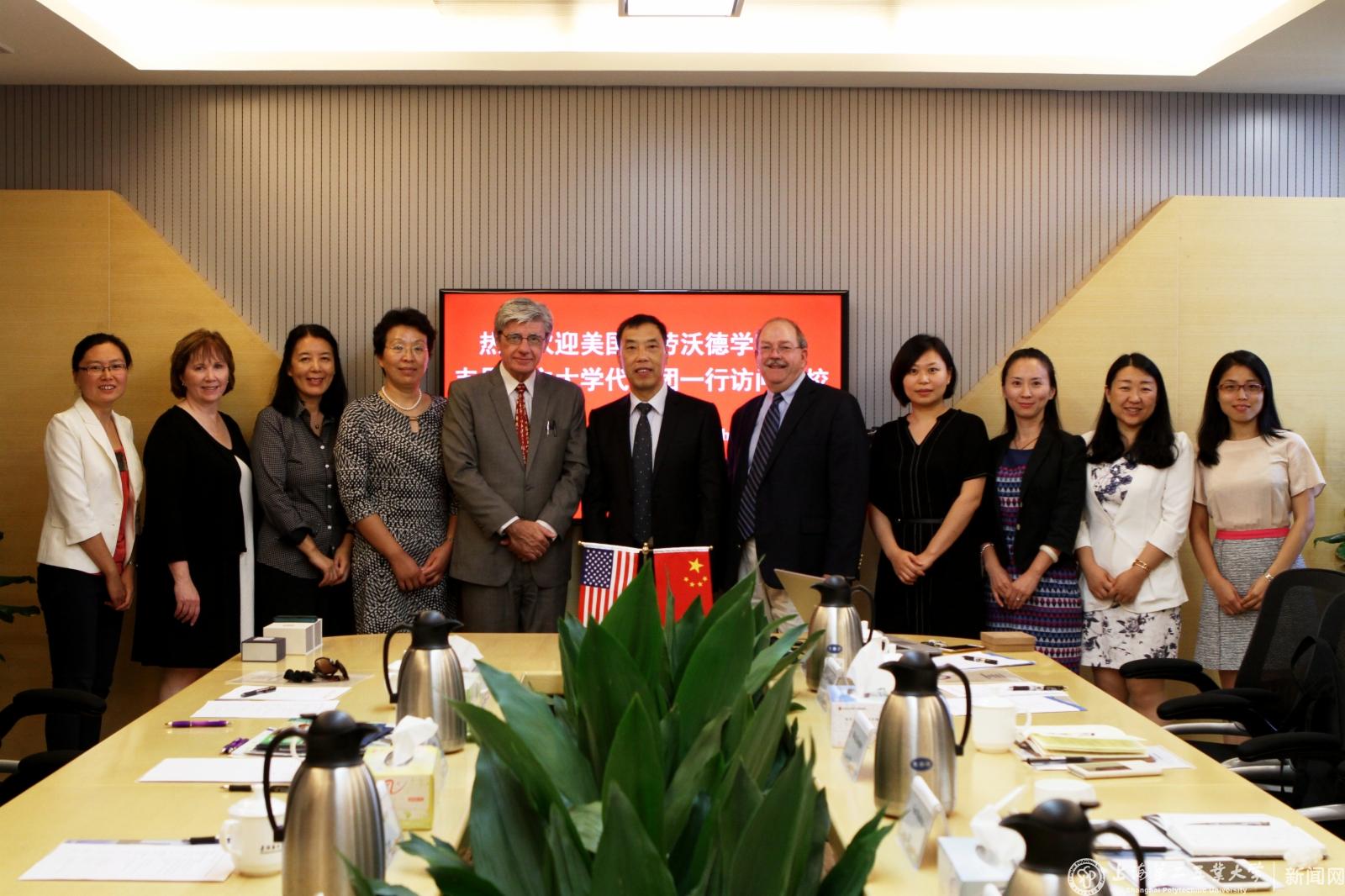 20150924 美国布劳沃德学院和韦恩州立大学代表访校